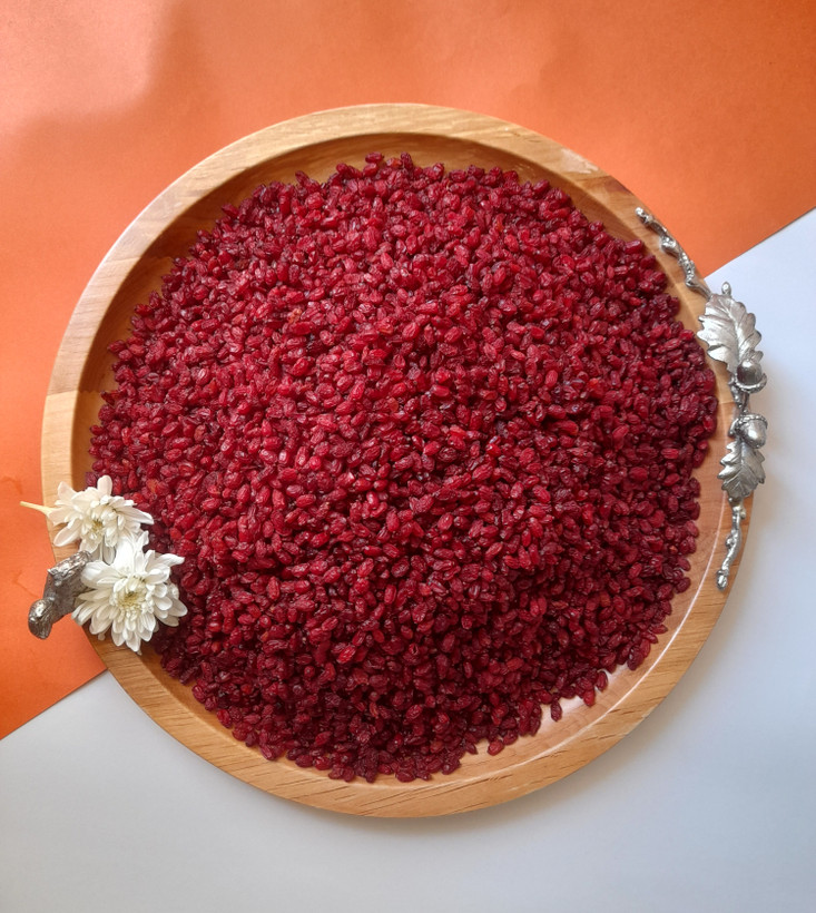 زرشک پفکی درجه یک دانه درشت صادراتی